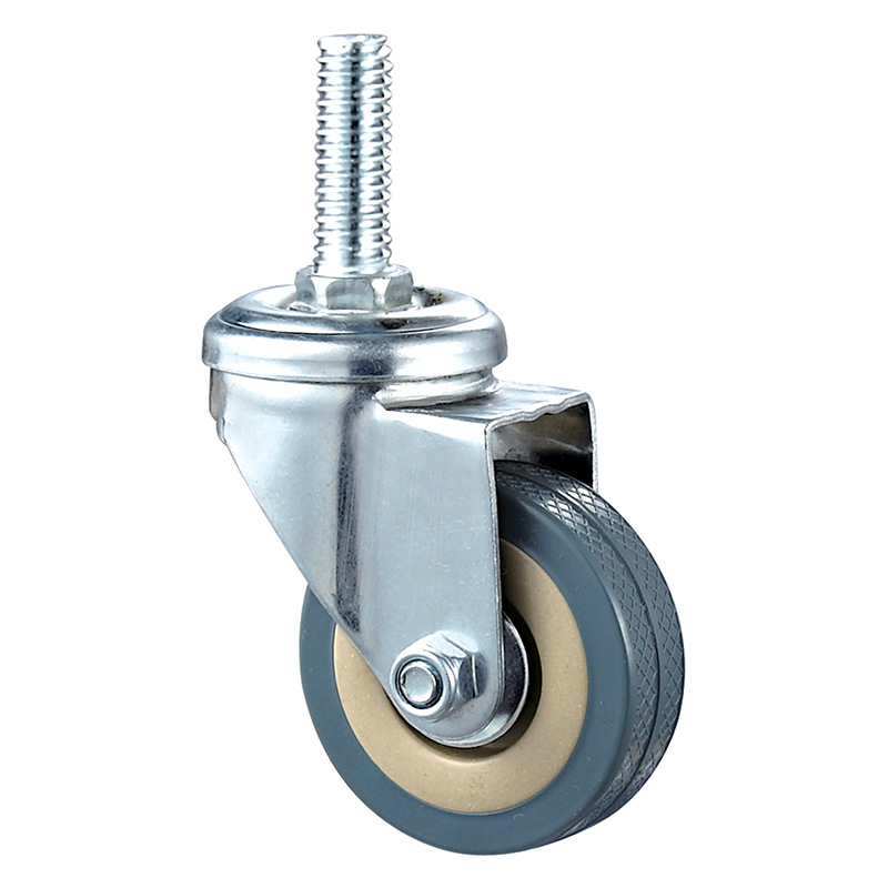 2-4 tommer PVC drejelige hjul til kontorstolm&oslash;bler