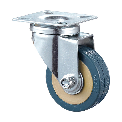 2-4 инчийн PVC нугасан касторын оффисын сандлын тавилгын дугуй