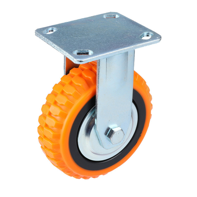 Univerz&aacute;ln&iacute; 5palcov&eacute; polyuretanov&eacute; PU kolečko Heavy Duty Caster