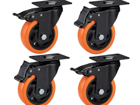 Materialien sind wichtig: Stahl, Polyurethan und Gummi in Hochleistungsrollen